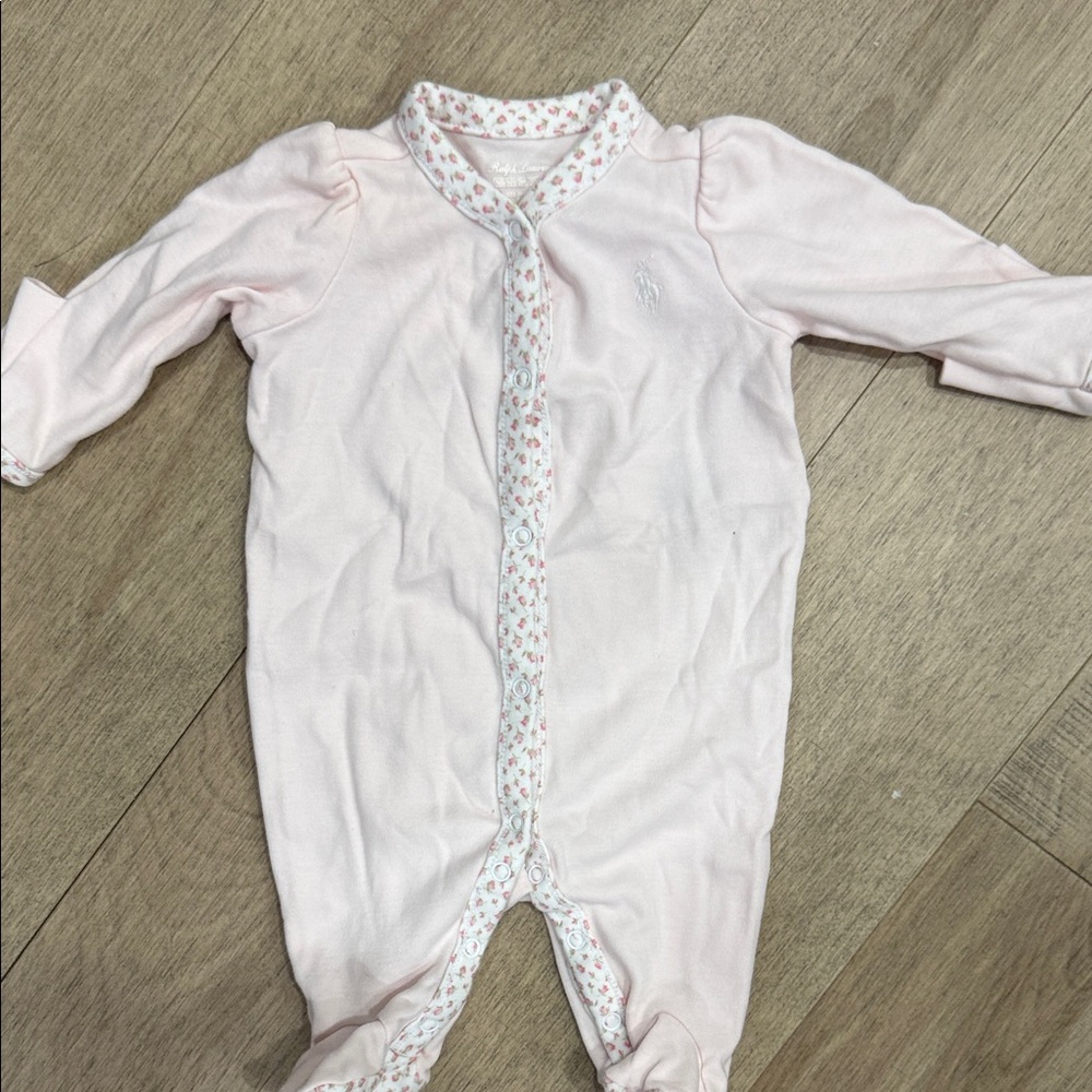 Ralph Lauren Pink Baby One Piece